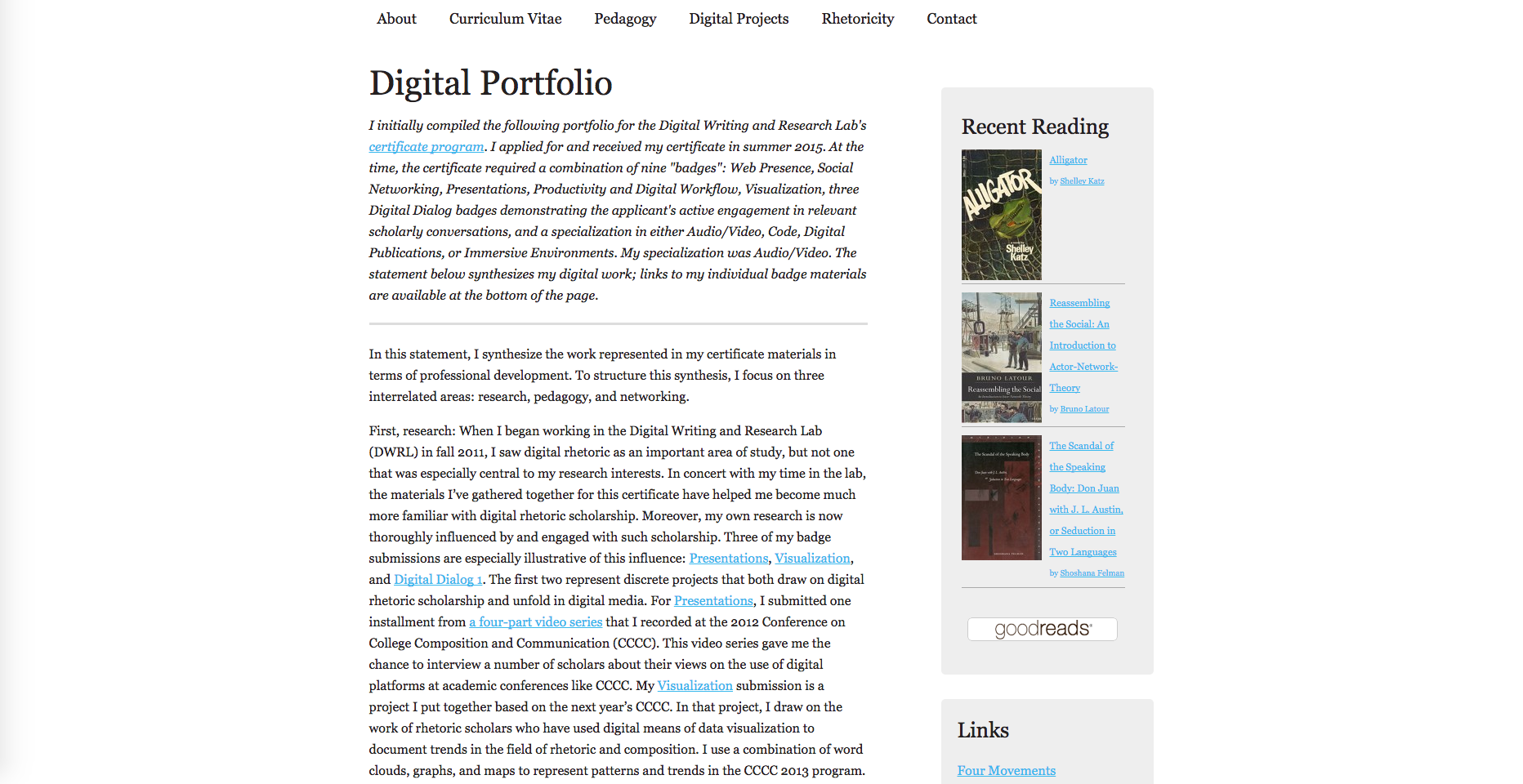 Eric Detweiler's online portfolio